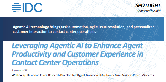 Leveraging Agentic AI to Enhance Agent Productivity and Customer Experience in Contact Center Operations