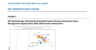 IDC MarketScape: Worldwide AI-Enabled Asset-Intensive Enterprise Asset Management Applications 2025–2026 Vendor Assessment