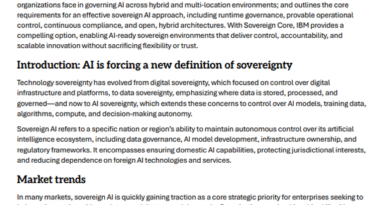 Sovereign AI Without Compromise: Control, Openness, and Scale