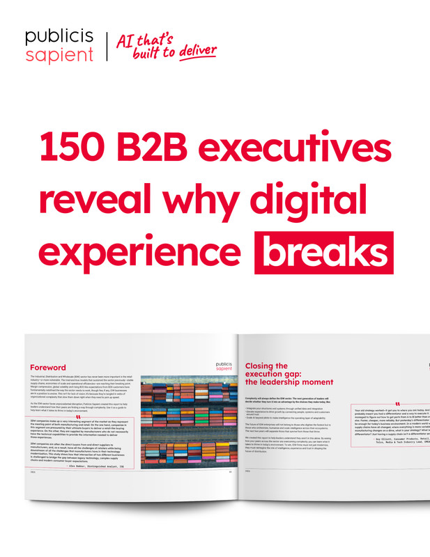 150 B2B Leaders Reveal Why Digital Experience Breaks in IDW (2026)